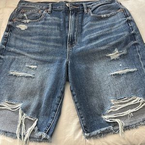 American Eagle Distressed Denim Short